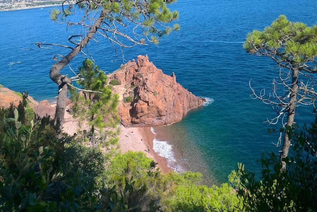 2 Pieces Climatise A 200M Des Plages Théoule-sur-Mer Exteriér fotografie