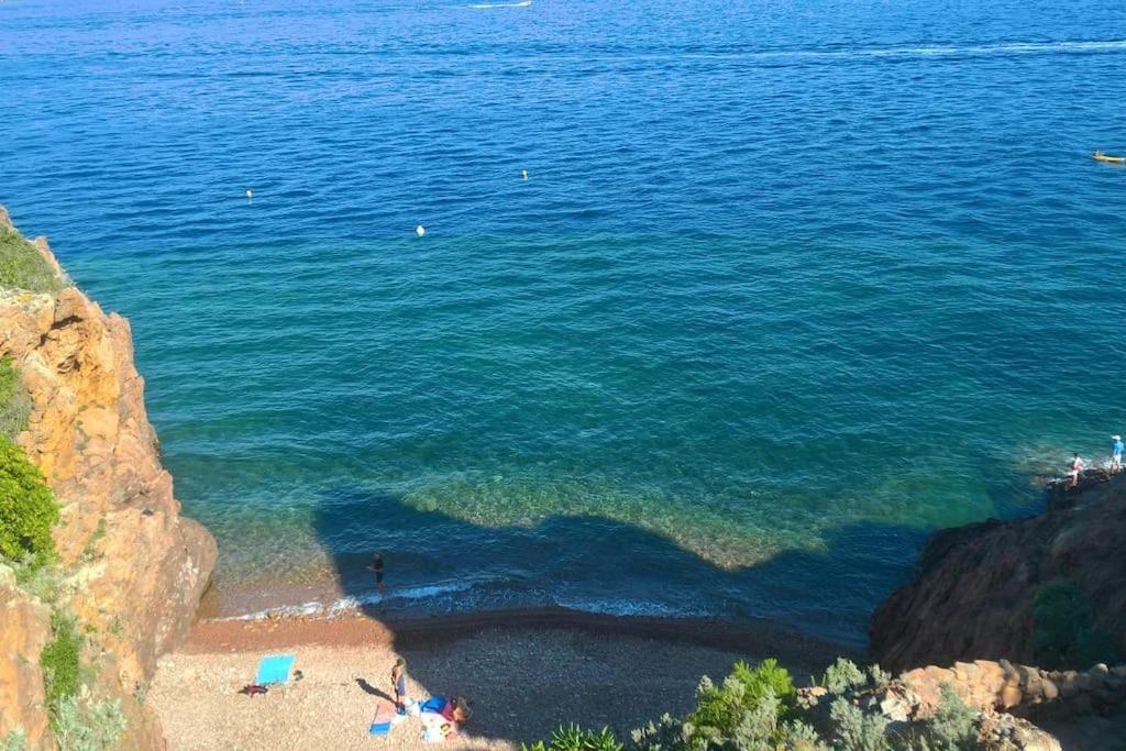 2 Pieces Climatise A 200M Des Plages Théoule-sur-Mer Exteriér fotografie